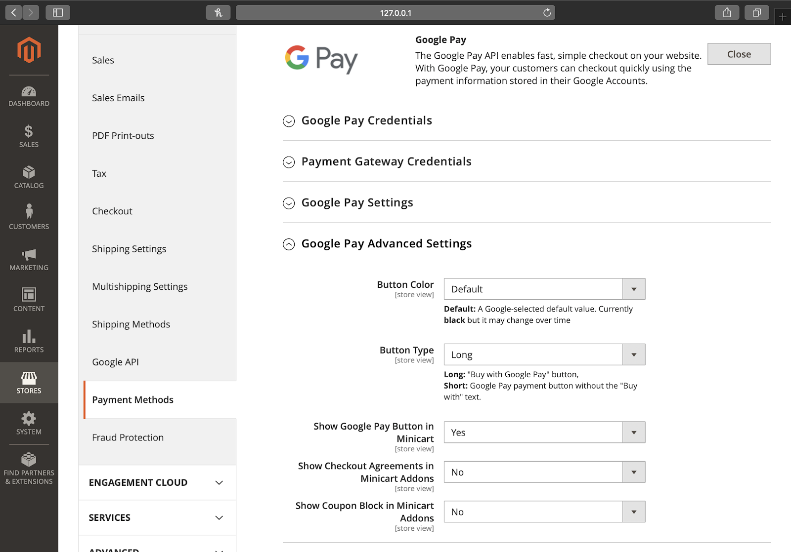 Magento 2 + Google Pay