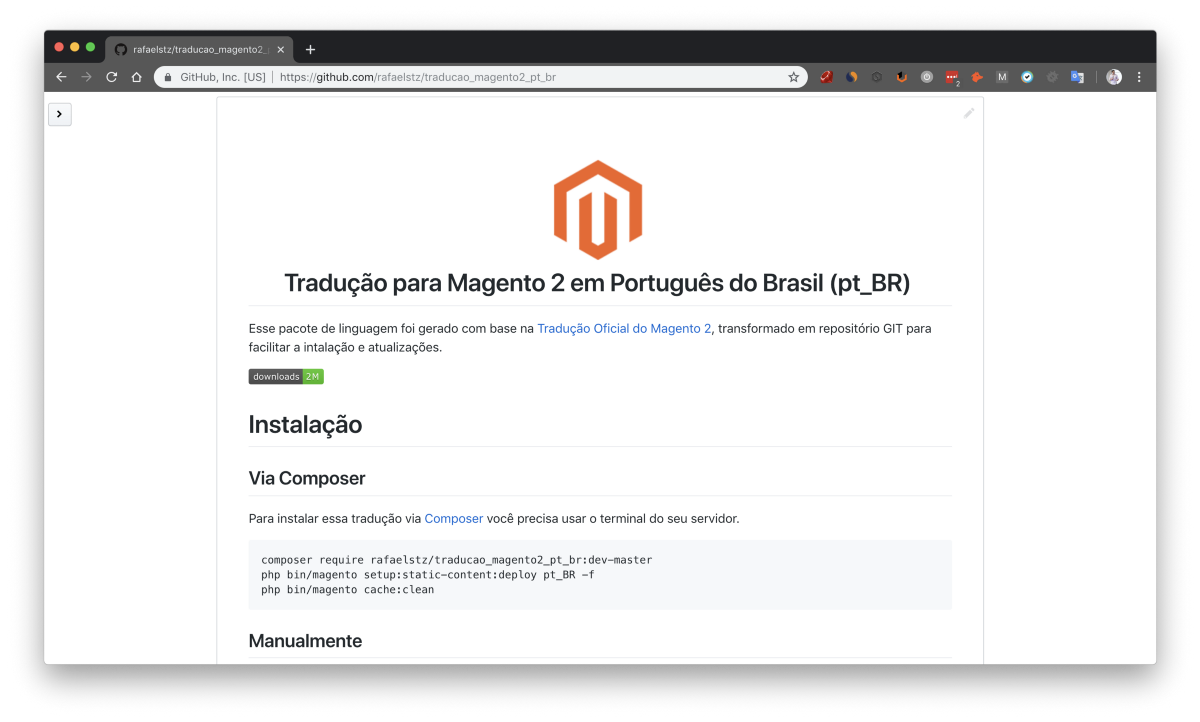 Instalando e traduzindo o Magento 2.3 em Português Brasil