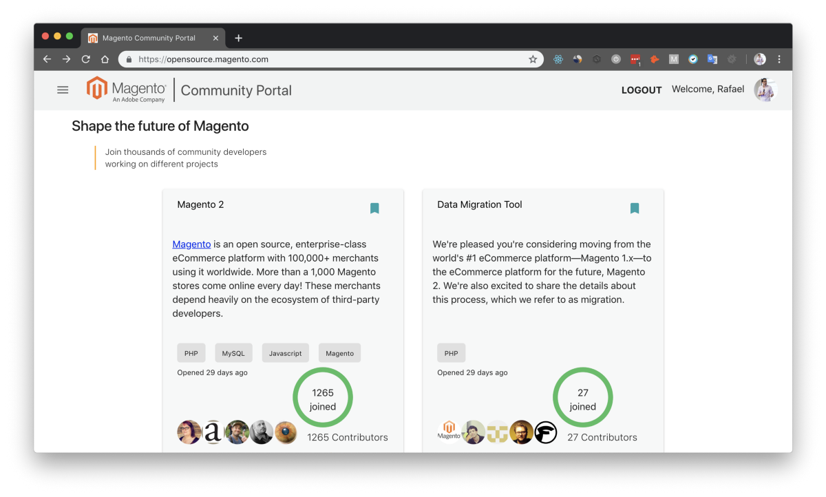 Magento Community Portal — OpenSource